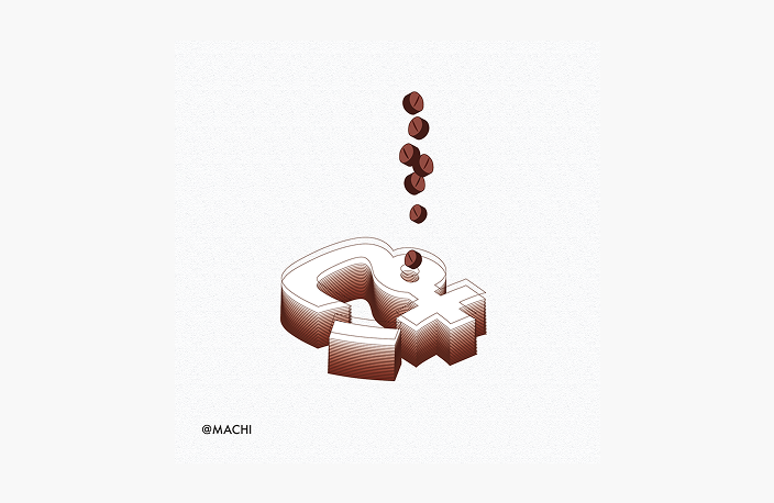 むぎちょこのむの作字